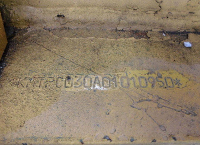 KOMATSU – PC – 78 – 2002 – ORIGINAL STEEL TRACK  full